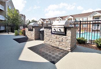 Gazebo with grilling stations